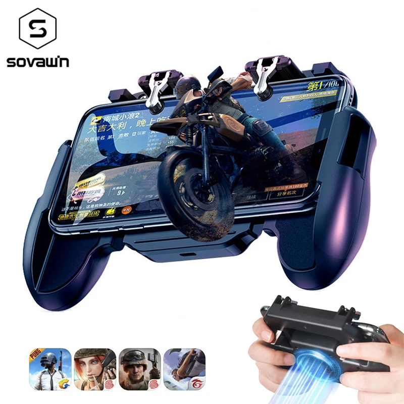 PUBG контроллер для iphone тепловыделение H5 Вентилятор охлаждения PUBG мобильный Android игровой коврик для телефона l1r1 игровой триггер джойстик