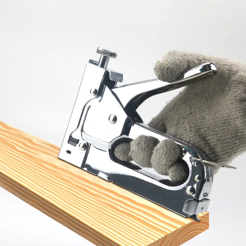 1pcs Hot Sell Manual Heavy Duty Hand tools Nail Gun Furniture Stapler For Framing with 600pcs Staples By Free Woodworking Tools |