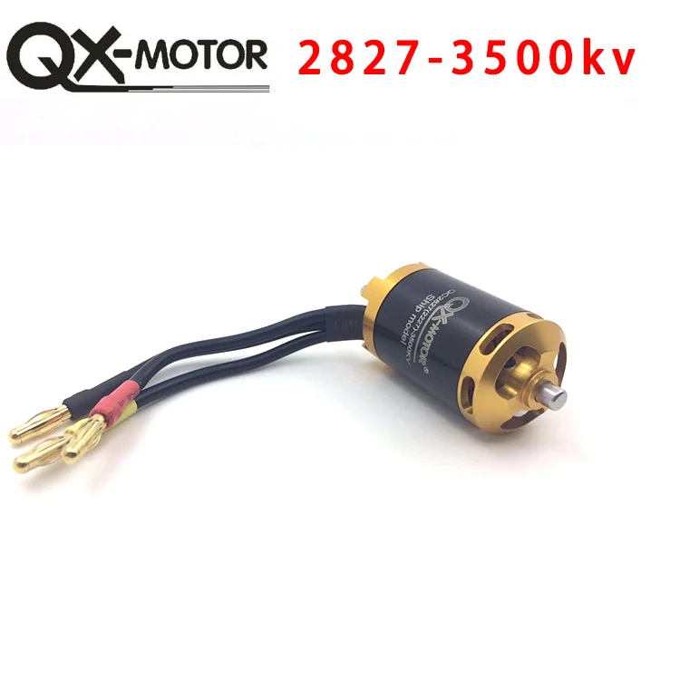 Бесплатная доставка Новинка QC2827 KV3500 бесщеточный двигатель для 1200g RC