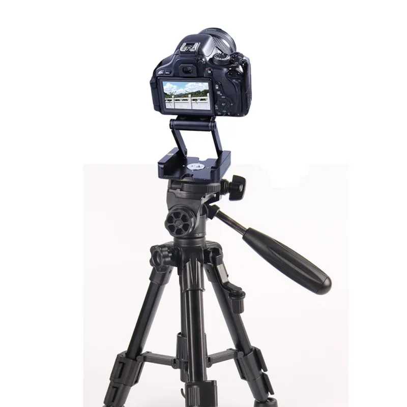 Professional Camera Flex Tripod Z Pan &amp Tilt Aluminum Folding BRACKET Head Solution Photography Studio |