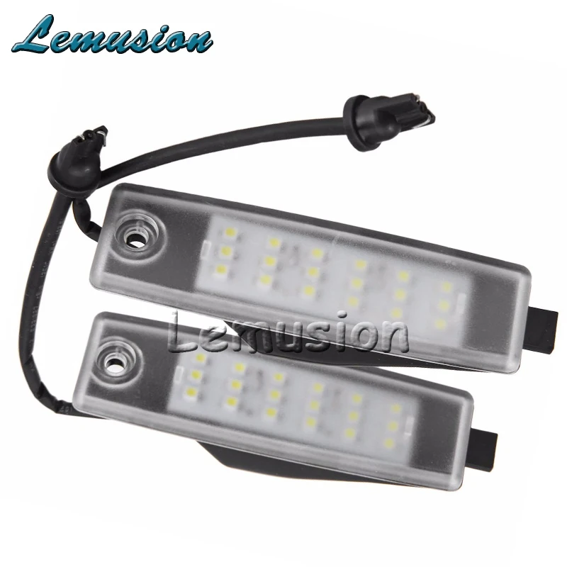 1 пара Автомобильный светодиодный номерной знак светильник дневные ходовые огни