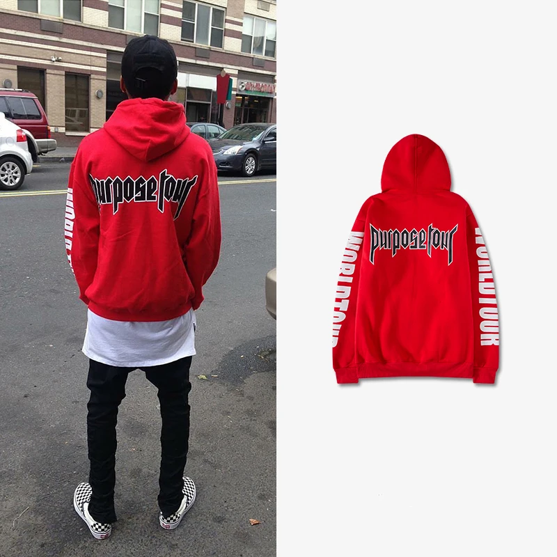 2017 Purpose Tour Толстовка для женщин и мужчин Джастин Бибер World Man толстовка модная