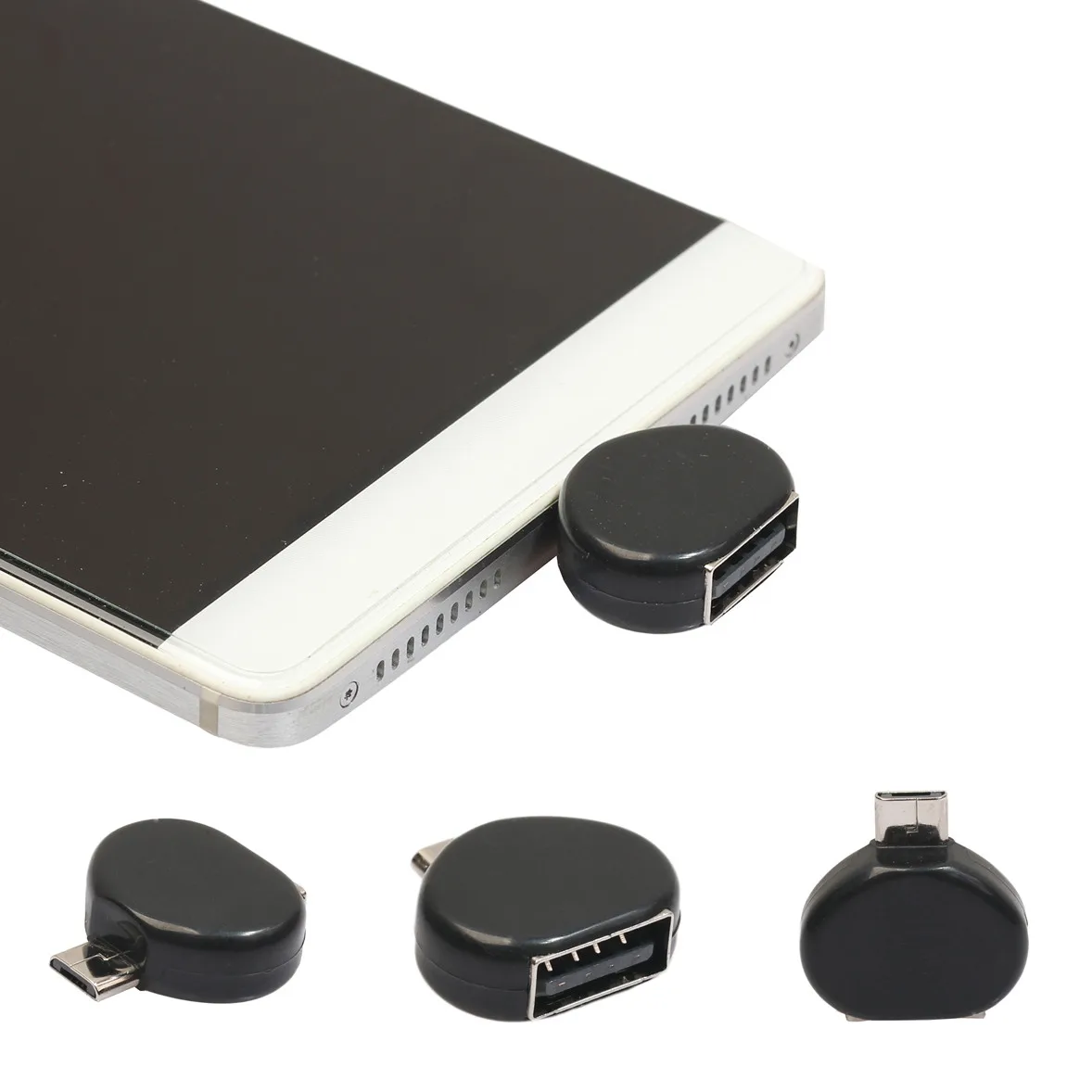Адаптер OTG Micro USB (папа)-USB 2 0 (папа) 1 шт. | Электроника