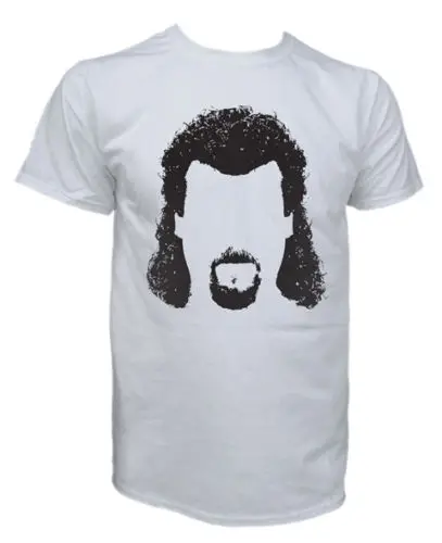 Кнопка Вниз Рубашки с круглым вырезом короткий рукав мужские Kenny Powers силуэт