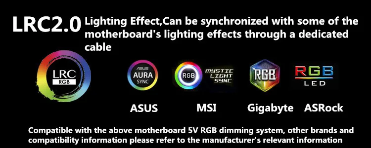 Курган ШИМ вентилятор водяного охлаждения Аврора RGB Регулируемый кольцевой эффект предназначен для охлаждения ряд радиатора BF03-PR