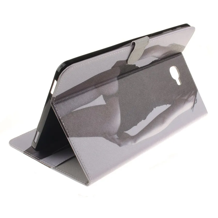 3D Рисунок льва из искусственной кожи чехол для samsung Galaxy Tab A A6 10,1 T580 T585 T580N SM-T580 чехол для планшета с отделениями для карт+ пленка+ ручка