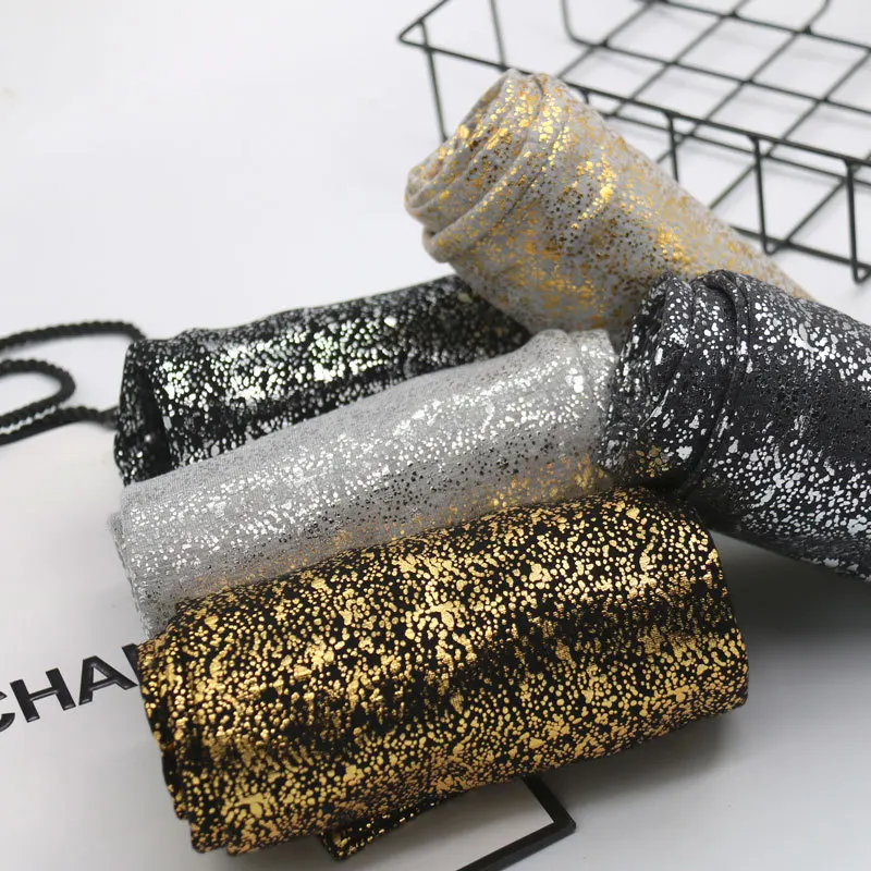 

2pcs/lot 2018 Cotton Shining Gold Silver Bright Light Thin Colors Leggings Spring Autumn Elastic Mid Waist Ankle Length Pants