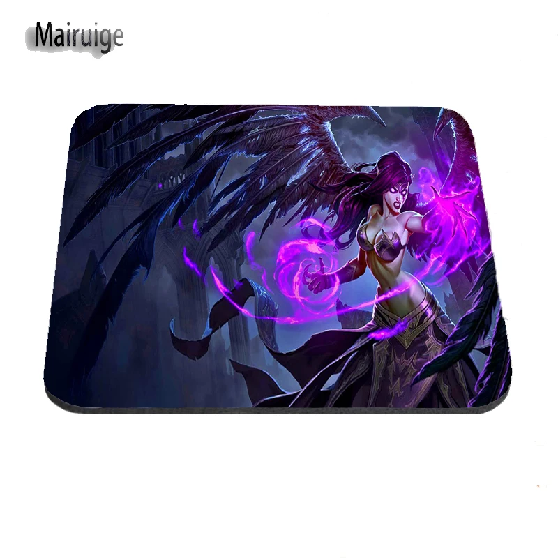 Mairuige роскошный принт Горячая League of Legends Morgana коврик для мыши без края блокировки для интернет-игр и офисного использования