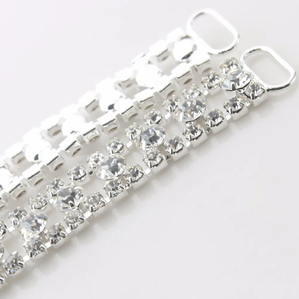97 мм 3 4/" Diamante Кристалл Rhinestone Инструменты для наращивания волос бикини для Одежда заплыва износ обуви ковбой пряжки ремня приглашение 10 шт. пакет