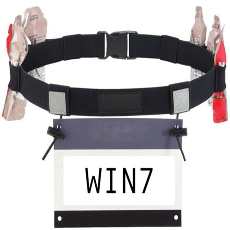 Новинка 2019 мужской ремень для триатлона с номером марафона гелевым держателем