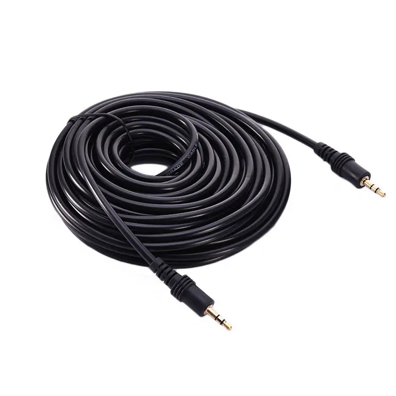 Mayitr 1.5/3/5/10M 3.5mm Male to Audio Stereo Aux Extension Cable Cord for TV Computer MP3|male male audio|3.5mm malemale audio |