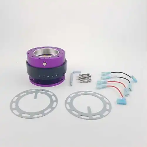 Pueple Универсальный Алюминий Авто Руль Quick Release адаптер - Цвет: Pueple