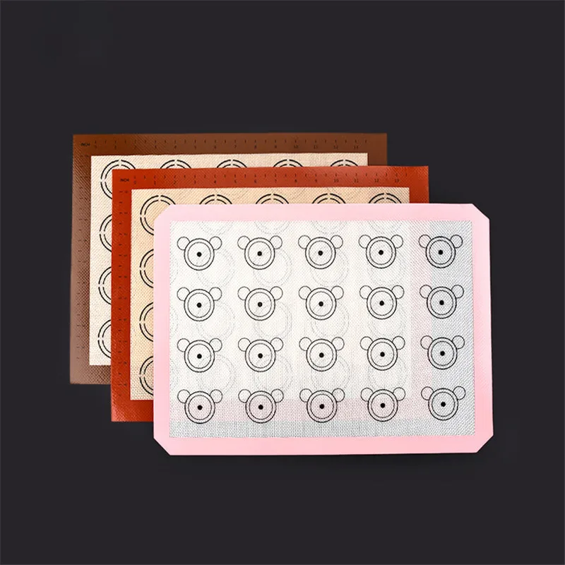 Печенье макарун форма для выпечки пищевого силикона барбекю Гриль коврик