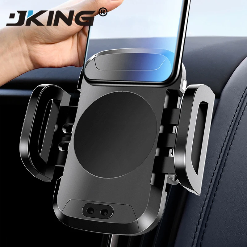 JKING Car Qi Wireless Charger 10W For iPhone X XS Max XR Samsung Auto Sensor Holder Fast Charging Dock Pad |