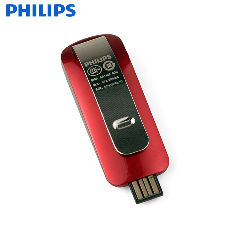 Philips 8 гб флэш-памяти usb mp3-плеер памяти nand типа для игры непрерывно 7 часов |