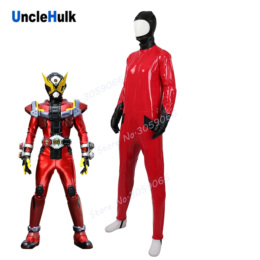 Костюм Kamen Rider Geiz из искусственной кожи Zentai искусственная кожа и перчатки