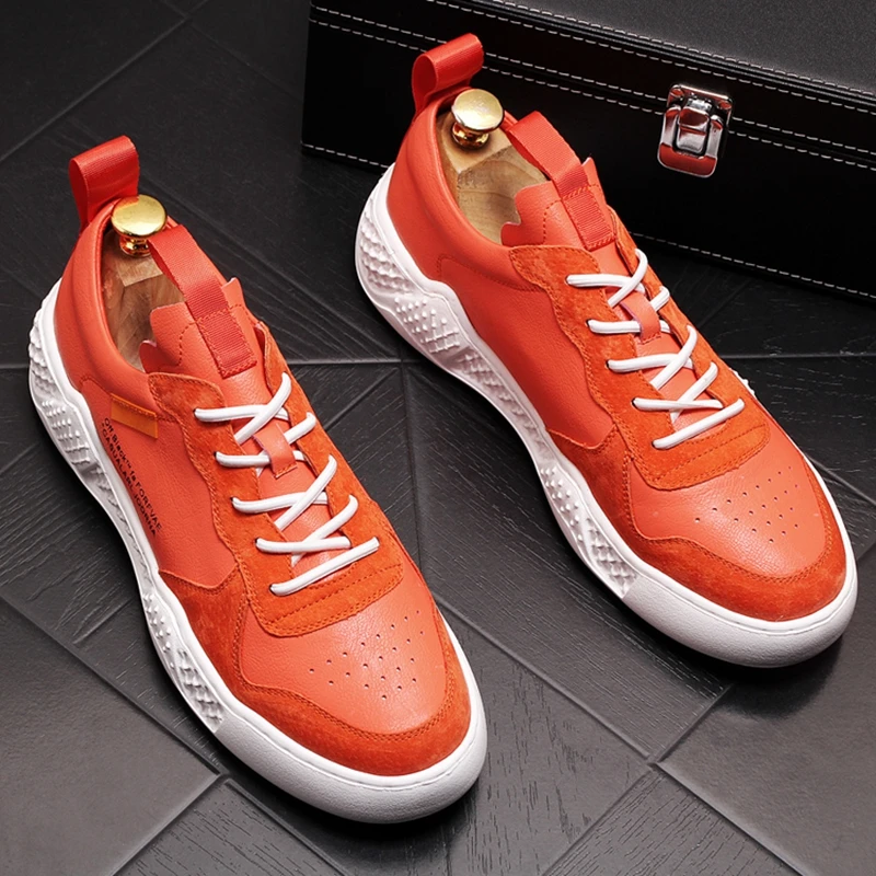 CuddlyIIPanda Men's Board Shoes New Arrival Youth Loafers Fashion Flat Casual Male Comfortable Sneakers | Обувь