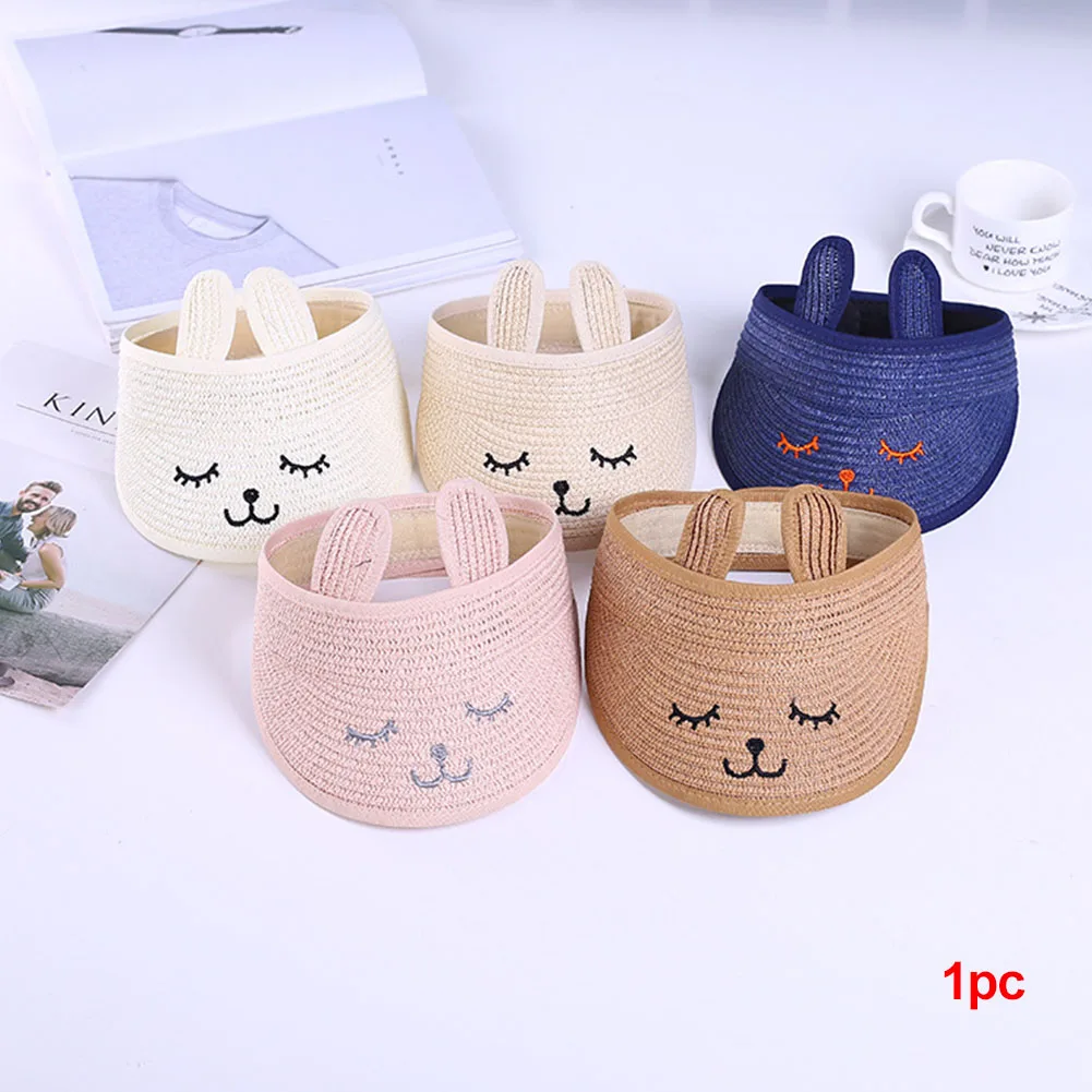 Модные дышащие пляжные кепки с широкими полями Пустой Топ Складной Милый Зонт