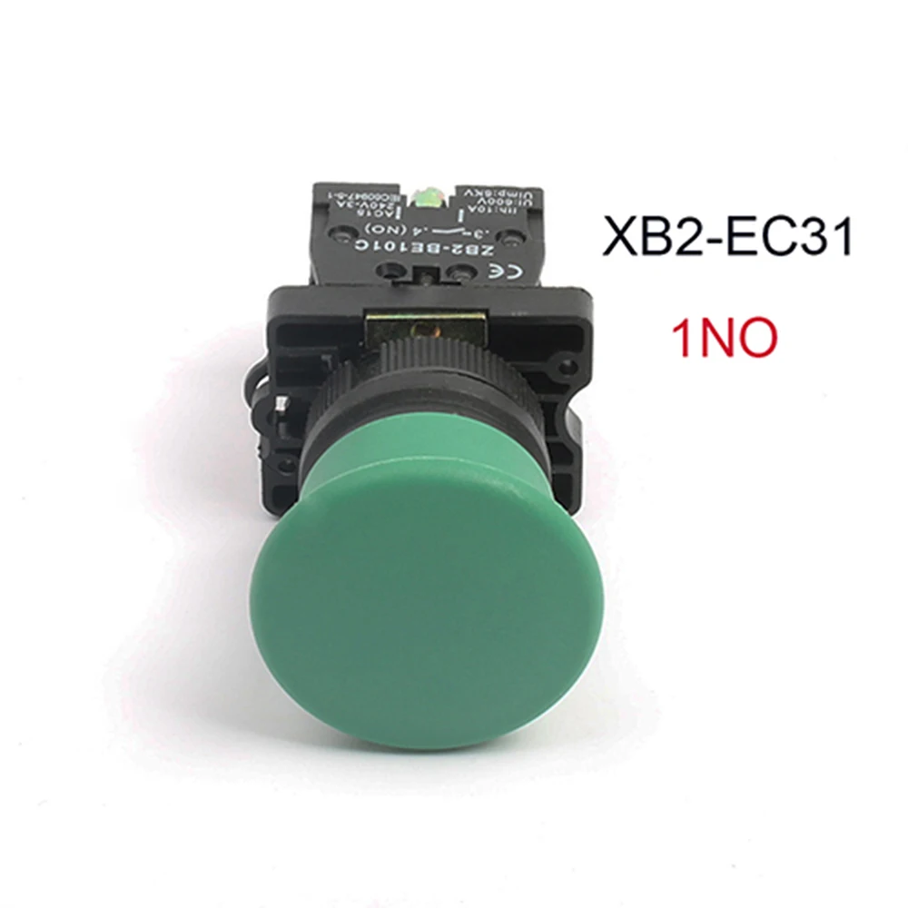 XB2 EC31 EC42 грибовая головка кнопочный переключатель 22 мм мгновенный самосброс 1NO/1NC