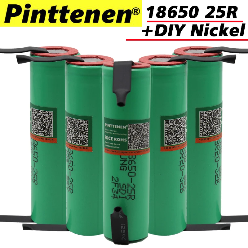 /Nuevo 18650 batera 2500 mAh batera INR 1865025 R 3,6 V de 20A definado de Energy de la batera para+ de nq