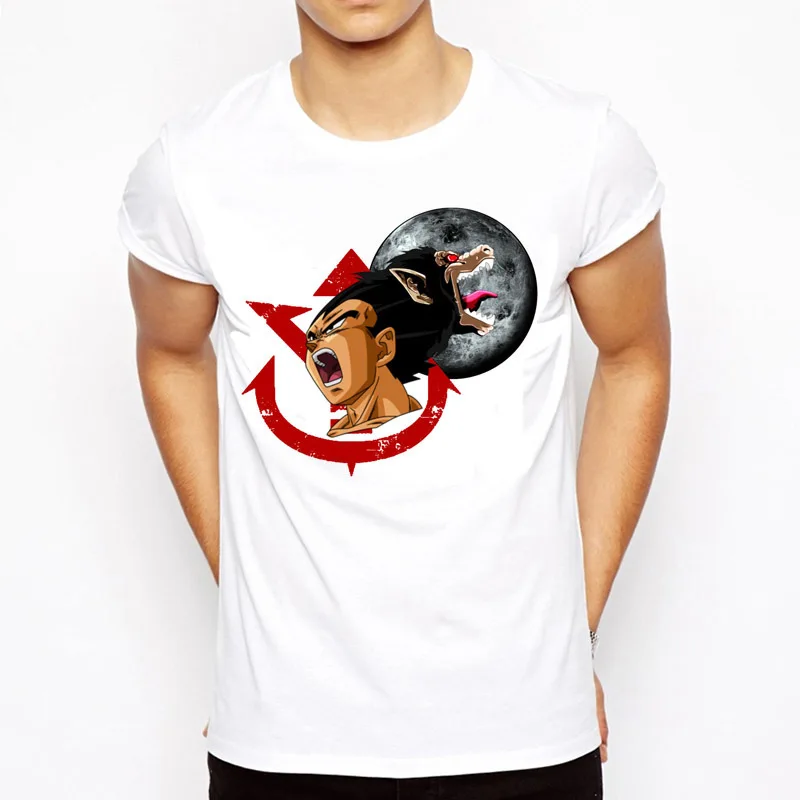 Dragon Ball Футболка мужская летняя Dragon Ball Z Супер Сон Гоку Slim Fit косплей 3D футболки Вегета футболка Homme
