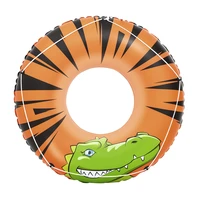 dia 120cm inflatable river gator swim tube with grab rope swimming ring for kids pool float swim toys pool water fun raft