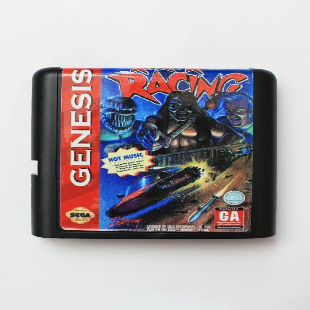 Rock N'Roll Racing 16 Bit MD игровая карта для Sega Mega Drive Genesis | Электроника
