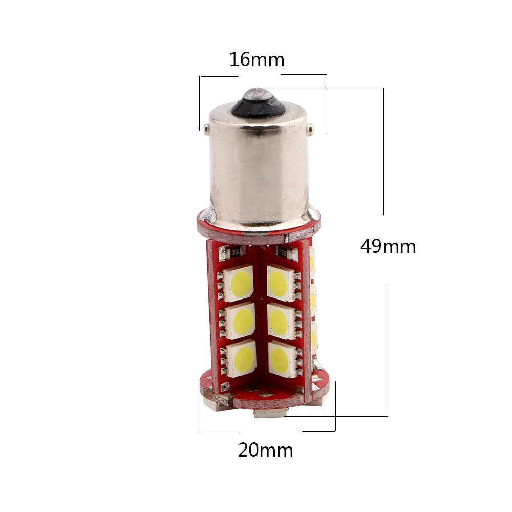 30 шт. 1156 BA15S P21W 1157 BAY15D P21/5 Вт 5050 SMD CAN Bus светодиодный сменный фонарь задние