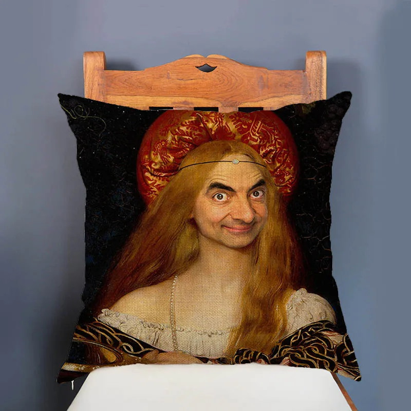 Забавный юморус Mr Bean всемирно известная картина маслом Мона Лиза специальное