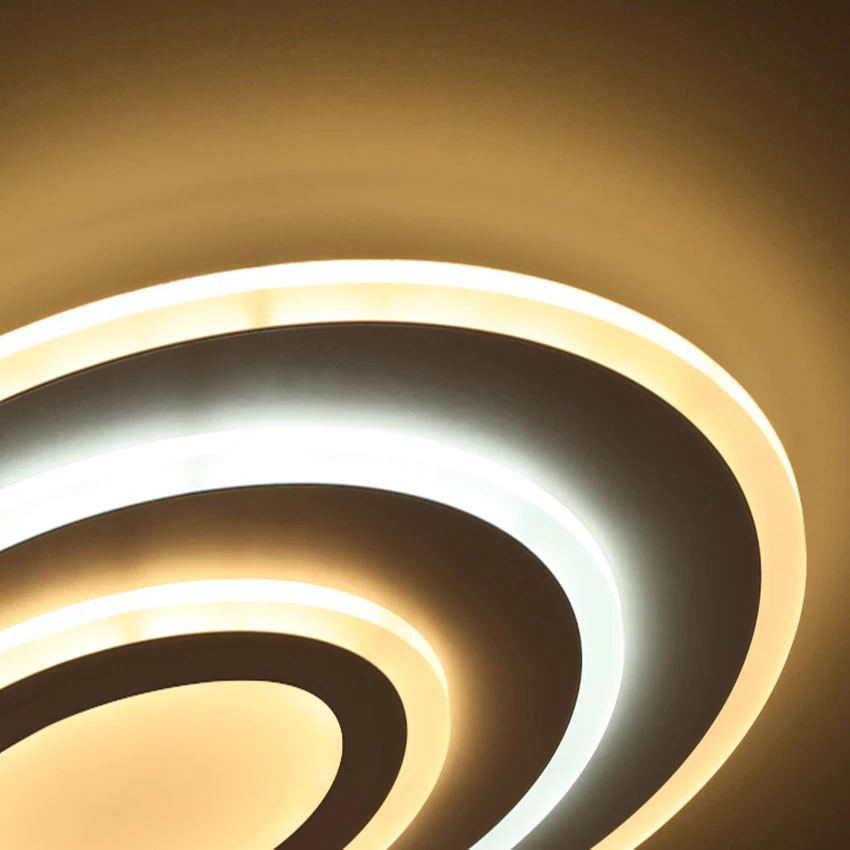 Тонкий светодиодный потолочный светильник для гостиной современный