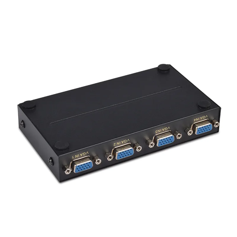 4 порта vga переключатель коробка VGA видео для ПК ноутбук Настольный монитор