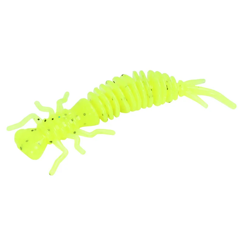 Fulljion Larva мягкие приманки 50 мм 75 100 силиконовые рыболовные искусственные червь