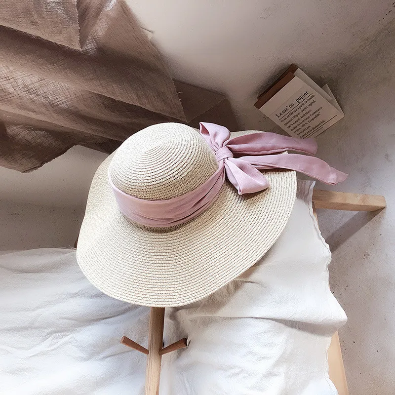 Один Размер Летняя женская повседневная широкополая Складная Соломенная