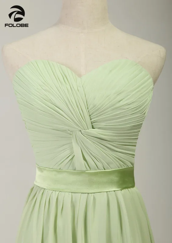 Новые акции летнее платье зеленый/синий/фиолетовый шифон Кушак подружки невесты