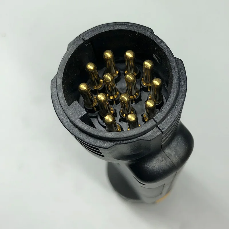 12V 13 Pin Европейский грузовик с прицепом розетка Тесты er проводки световой сигнал