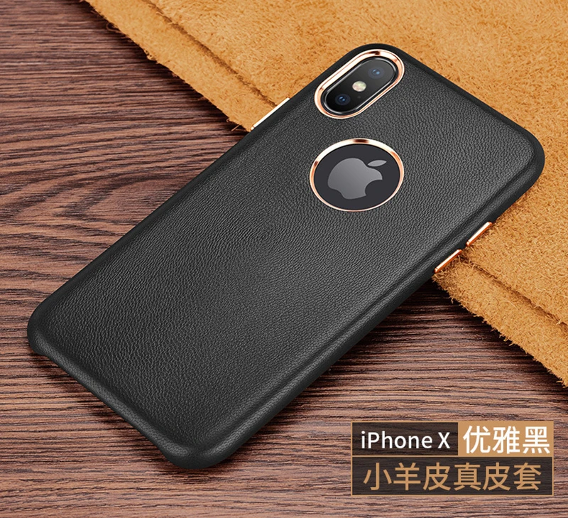 Роскошный кожаный чехол для iphone x, xr, xsmax, мужской, винтажный, деловой, противоударный, настоящая кожа, задняя крышка для iphone 6, 7, 8 plus, чехол с логотипом