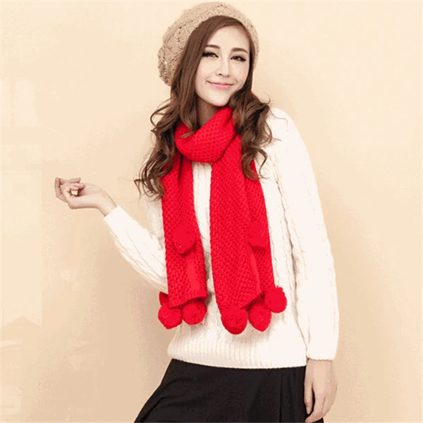 Новый женский тканый шарф с узором однотонный клетчатый из акриловой шерсти шали