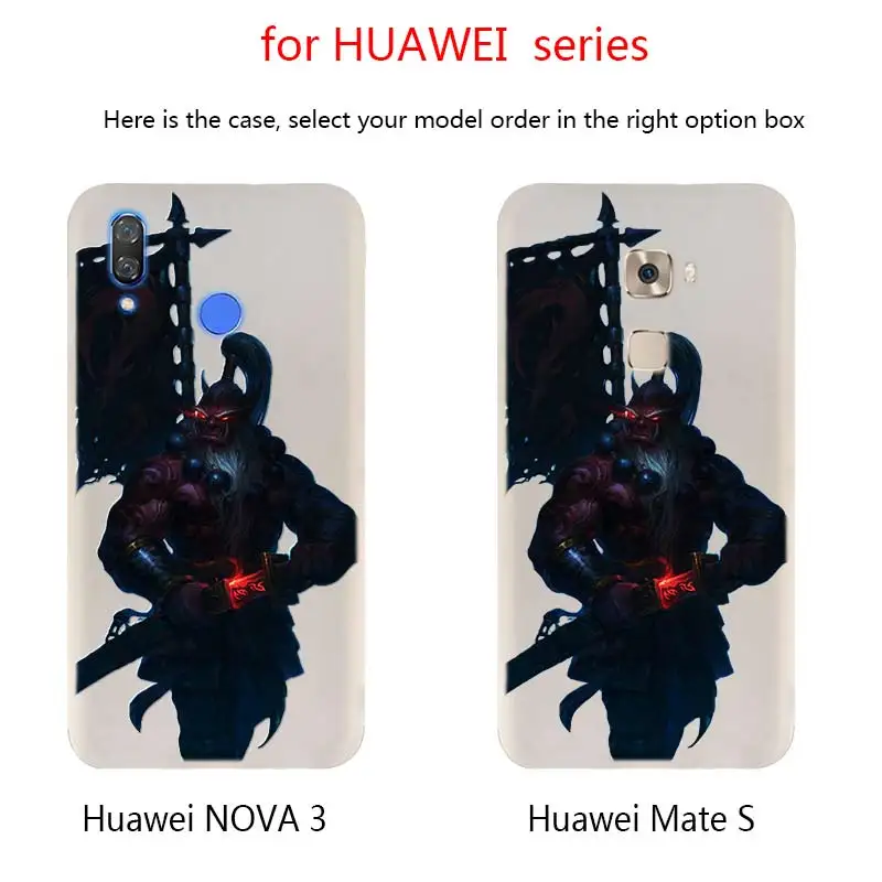 Чехлы для телефона Shadow Fiend Dota 2 Huawei Mate 30 20 10 Lite Pro мягкий силиконовый чехол Y9 2019 2018 Nova