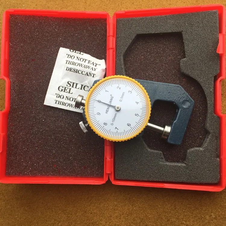 Цифровой толщиномер измеритель толщины кожи и бумаги 0 10 мм 1 мм|Кожаные