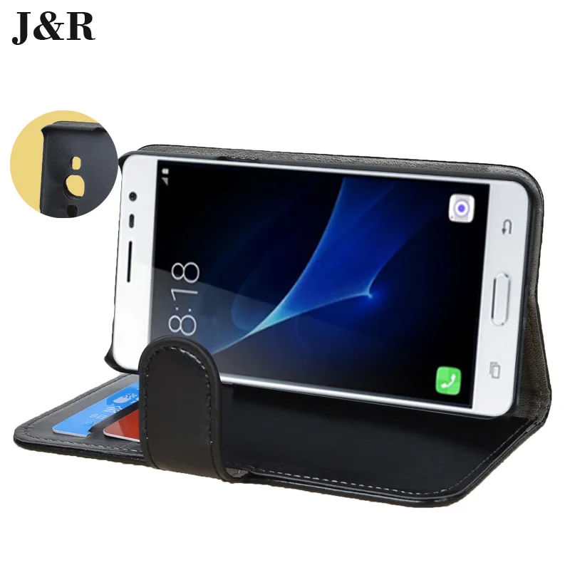 J&ampR Brand PU Leather Case For Samsung Galaxy J3 Pro J3110 J3119 SM-J3119 Wallet Cover Flip Mobile Phone Bags |