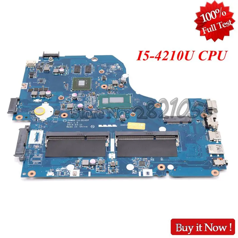 NOKOTION NBMRF11002 NB. MRF11.002 для acer aspire E1 572 572G Материнская плата ноутбука Z5WAH LA B162P I5 4210U