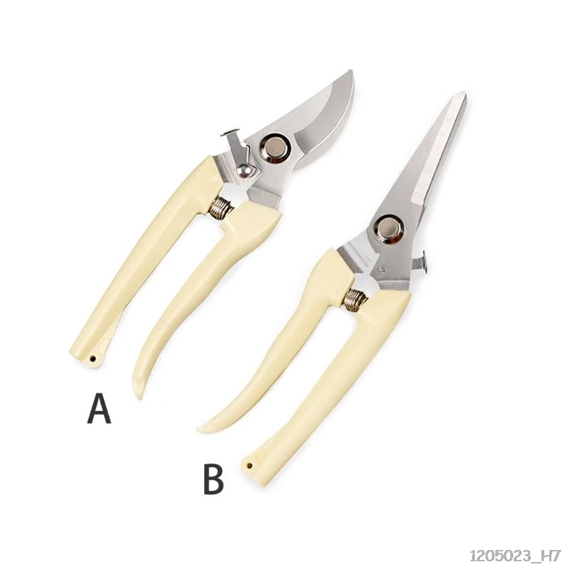 Pruner Tree Cutter Gardening Pruning Shear Scissor Stainless Steel Cutting Home Tools Anti-slip