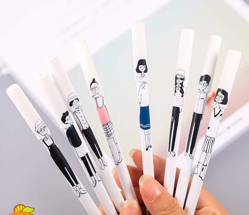 2 шт. новые тонкие чернила для гелевой ручки маркер тела и девочек школьные