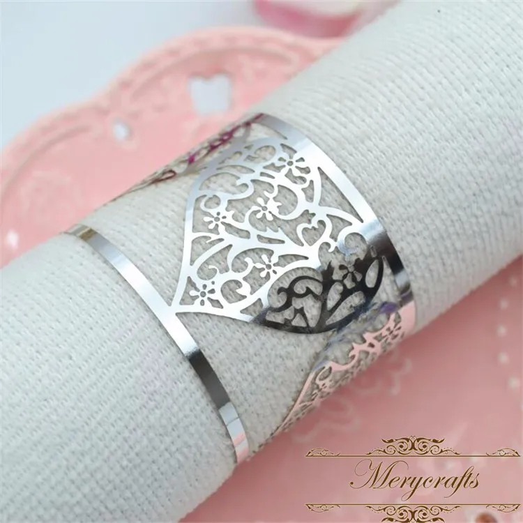 Оптовая продажа свадебное украшение в форме сердца лазерная резка Золотое