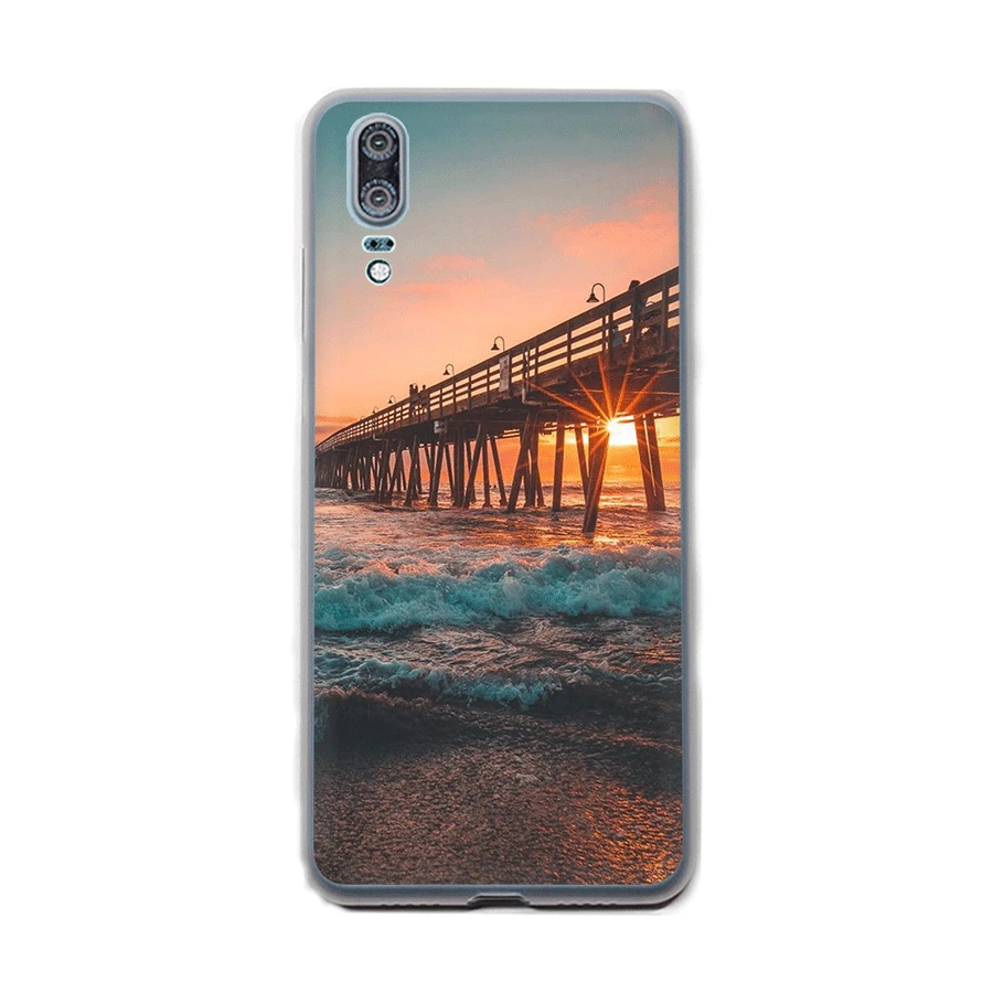 Desxz Case For P Smart P30 P8 P9 P20 P10 Pro Lite Plus MINI Hard Cover Beautiful Sunset | Мобильные телефоны и аксессуары