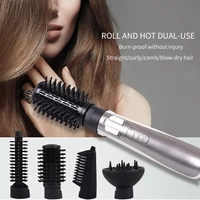 electric hair dryer brush rotating brush straightener automatic blow dryer curler hot curling comb salon styling tools set