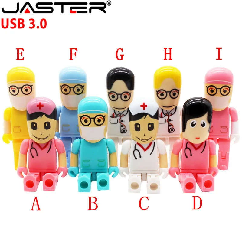 USB флеш накопитель JASTER в форме доктора usb 3 0 4 64 Гб|USB флэш-накопители| |
