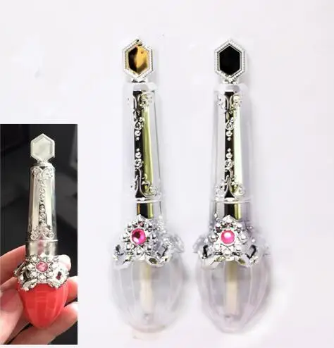 Изящный серебряный блеск для губ контейнер пустой DIY жидкая губная помада