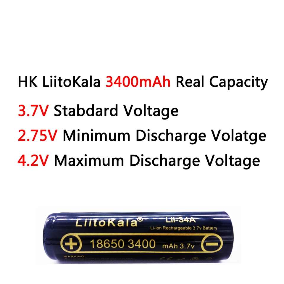 Аккумуляторы 4 unids 100% оригинальные 18650 мАч 3400 в литий-ионные аккумуляторы для NCR