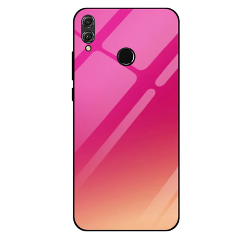 Чехол для Huawei Honor 10 lite однотонный чехол из закаленного стекла телефона чехлы